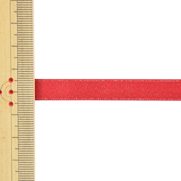 الشريط 『تُباع بقطعة واحدة من لؤلؤ الساتان』الشريط العرض تقريبا 9 ملم × 5 متر تقريبا اللفة رقم 250 اللون احمر 58867''