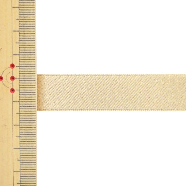 الشريط 『تُباع بقطعة واحدة من لؤلؤ الساتان』الشريط العرض تقريبا 1.6 سم × اللفة 3 م رقم 824 كريم 58866 بوصة