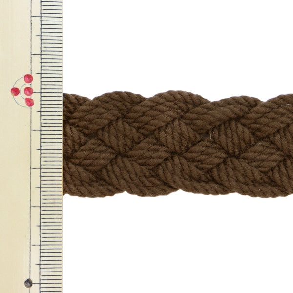 【数量5から】 手芸テープ 『厚地カバンメッシュテープ ブラウン 88-510-BR』 KOKKA コッカ