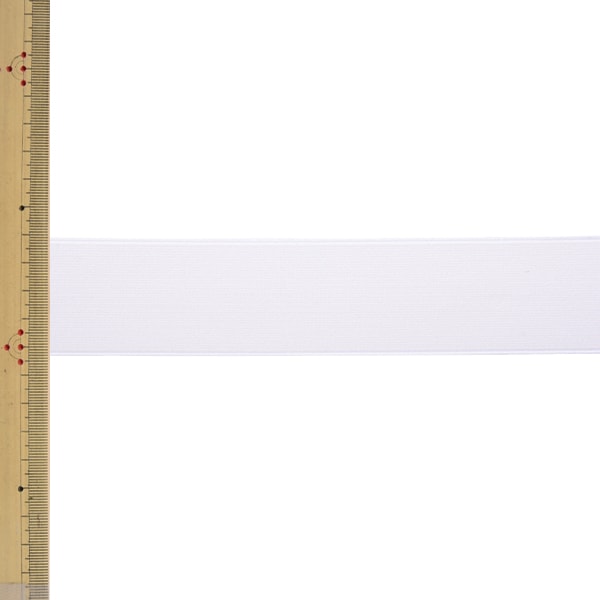 【数量5から】 手芸ゴム 『金天馬印 小白織ゴム 白 幅4cm kw20050』 KINTENMA 金天馬