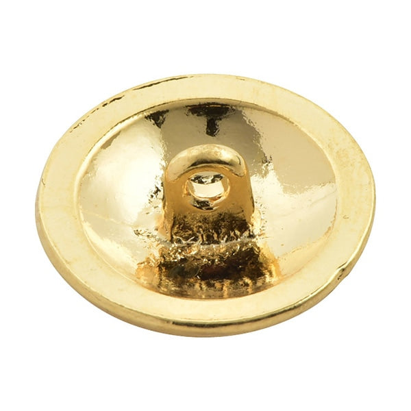 Knopf "Metallstabbutton 1,8 cm hell Gold BZ-0908 10070505-18-L" Bell Art Onda