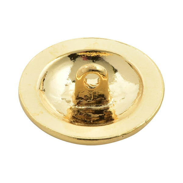 Knopf "Metallstabbutton 2.1 cm hell Gold BZ-0908 10070505-21-L" Bell Art Onda