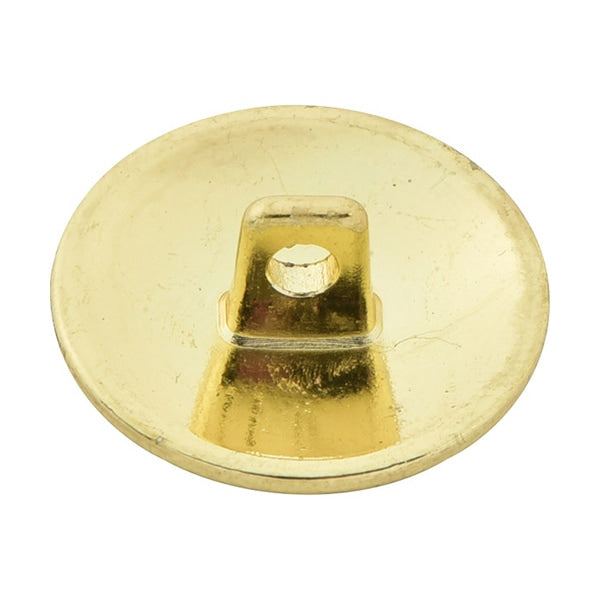 Knopf "Metallstabbutton 1,8 cm Gold Haarlinie BZ-0213 10003697" Bell Art Onda