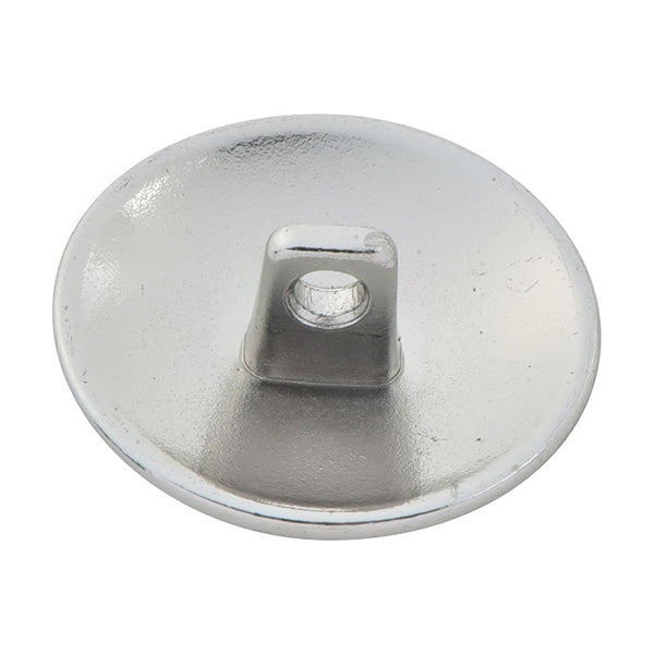 버튼 "금속 다이 캐스트 버튼 2cm 실버 헤어 라인 BZ-0213 10003697"Bell Art Onda