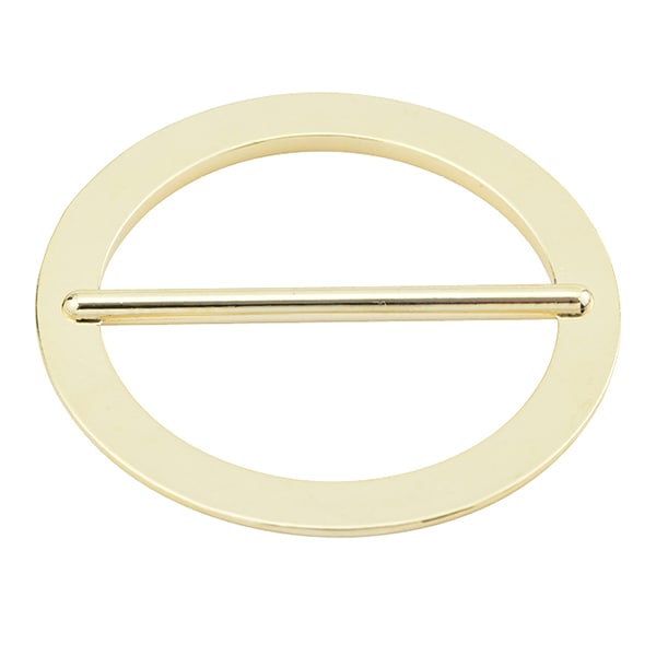 Leather bracket "Maru Buckle Gold 4cm MP3688-G-40"