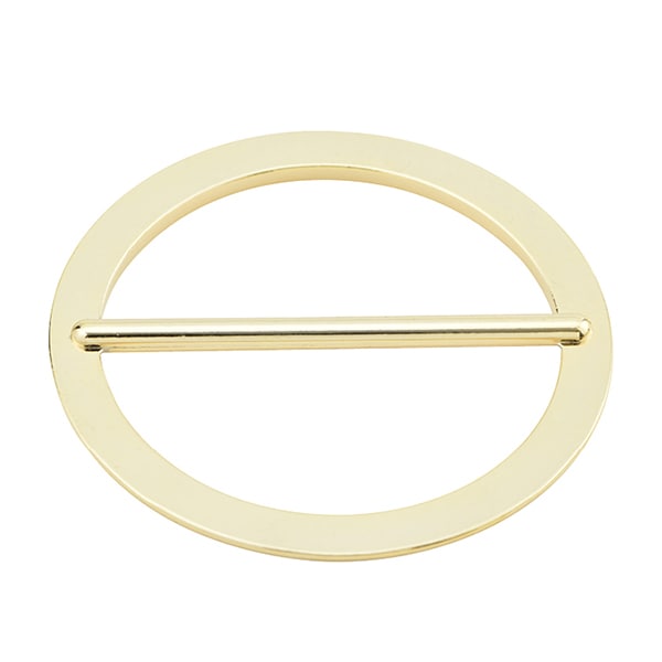 Leather bracket "Maru Buckle Gold 5cm MP3688-G-50"