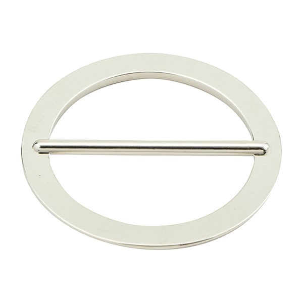 レザー金具 『丸バックル ニッケルサテン 4cm MP3688-NS-40』