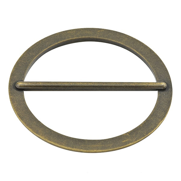 Leather bracket "Maru Buckle Antic Gold 5cm MP3688-AG-50"