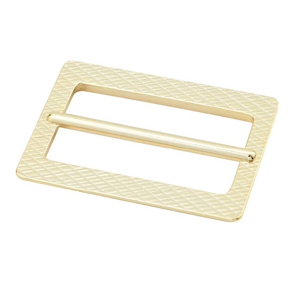 Leather bracket "square buckle gold 4cm MP3748-G-40"
