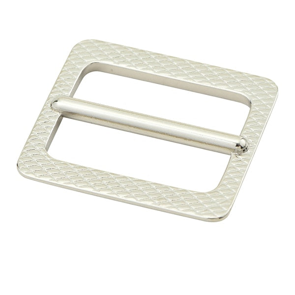 Кожаная металлическая фитинга "Квадратная пряжка никель 2.5см mp3748-N-25"