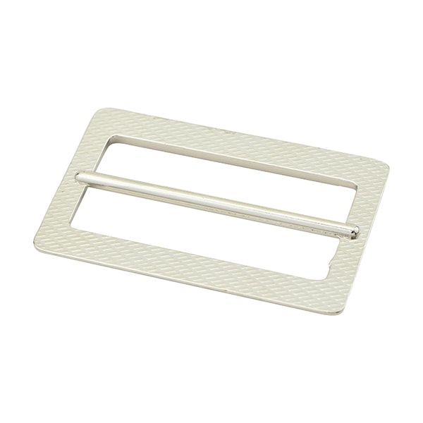 Leather bracket "Square buckle nickel 5cm MP3748-N-50"