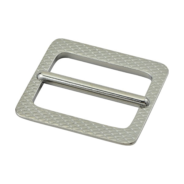 Leather bracket "Square buckle black nickel 2.5cm MP3748-BN-25"