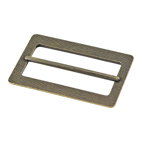 Leather bracket "Square Buckle Antic Gold 5cm BMP3748-AG-50"