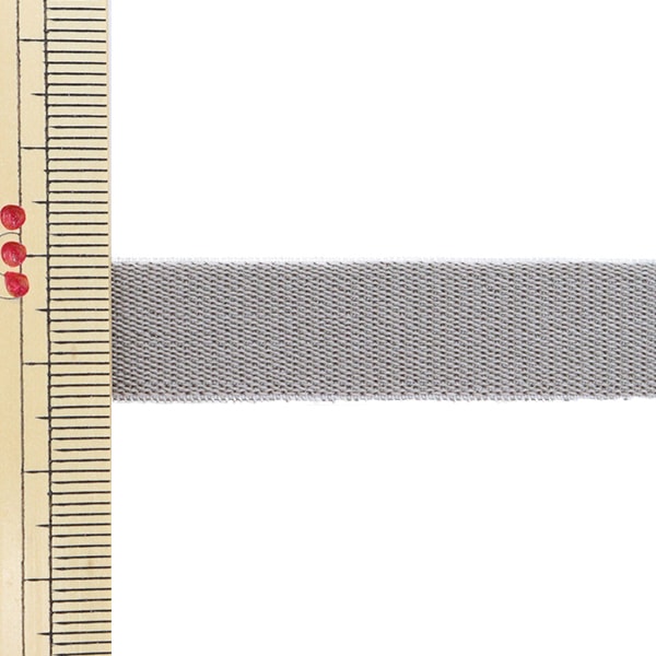 【数量5から】 手芸テープ 『のびーる2 幅約1.3cm グレー』