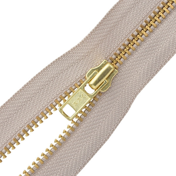 سحاب "رقم 4 معدن ذهبي مفتوح 60 سم رقم 572 لون 4GO-60BL" KIYOHARA