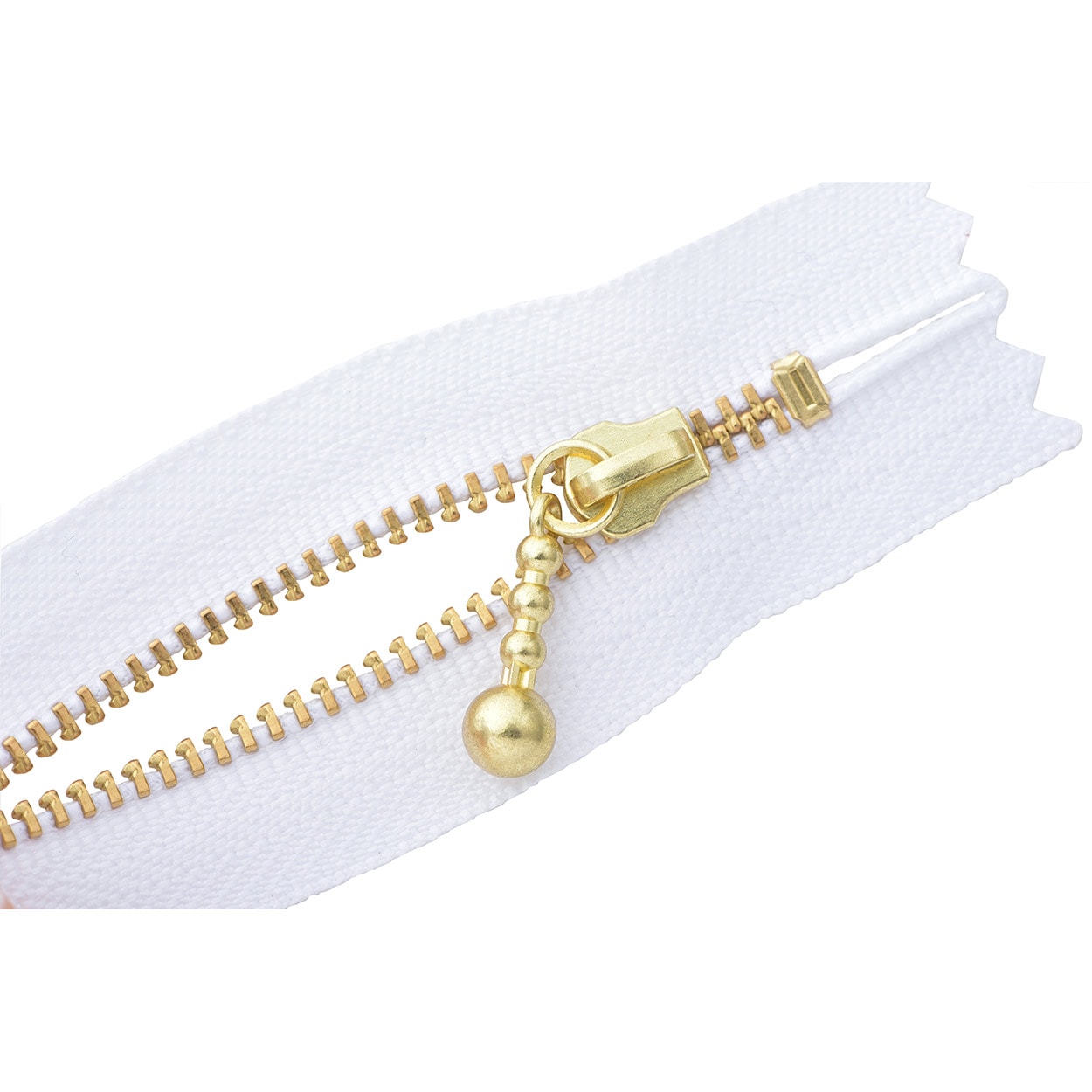 Cremallera "Oro con bolasCremallera 8cm 501 Número 3MGC-8BL" YKK