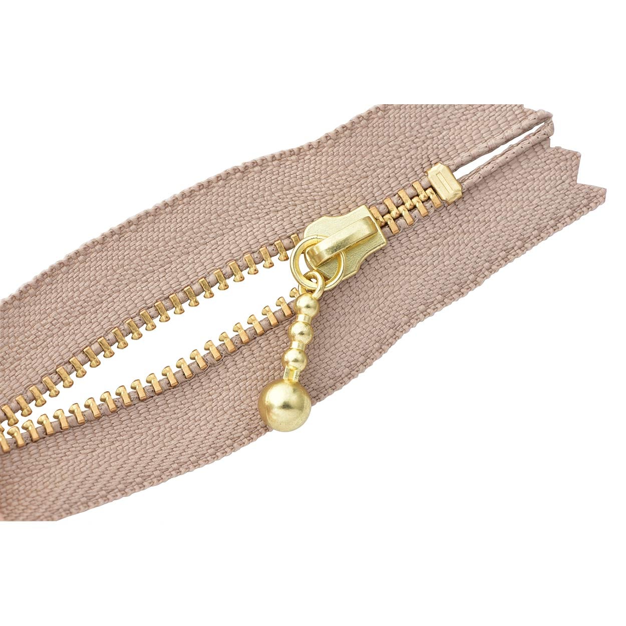 Cremallera "Oro con bolasCremallera 8cm 573 Color 3MGC-8BL" YKK