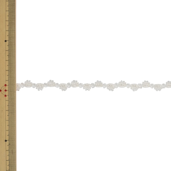 【数量5から】 レースリボンテープ 『ストレッチトーションレース 65036K 00番色』 MOKUBA 木馬