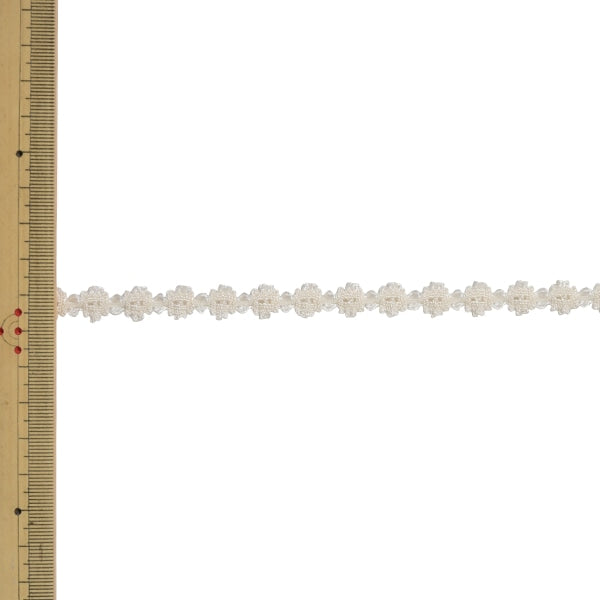 【数量5から】 レースリボンテープ 『ストレッチトーションレース 65037K 12番色』 MOKUBA 木馬