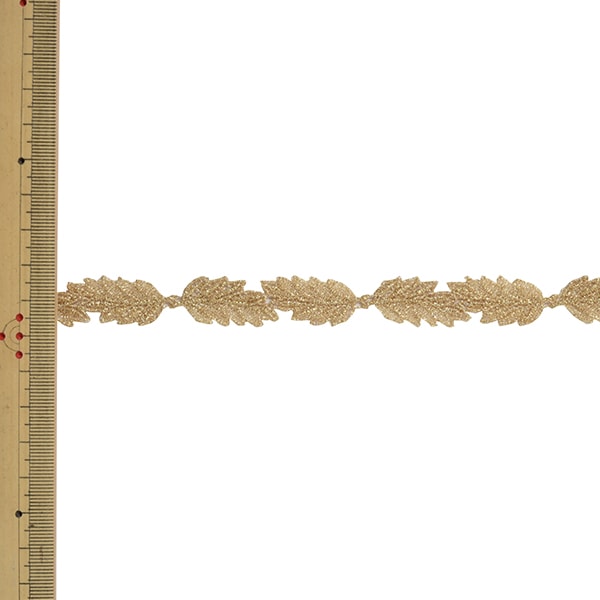 【数量5から】 レースリボンテープ 『メタリックレース 6700K 34番色』 MOKUBA 木馬