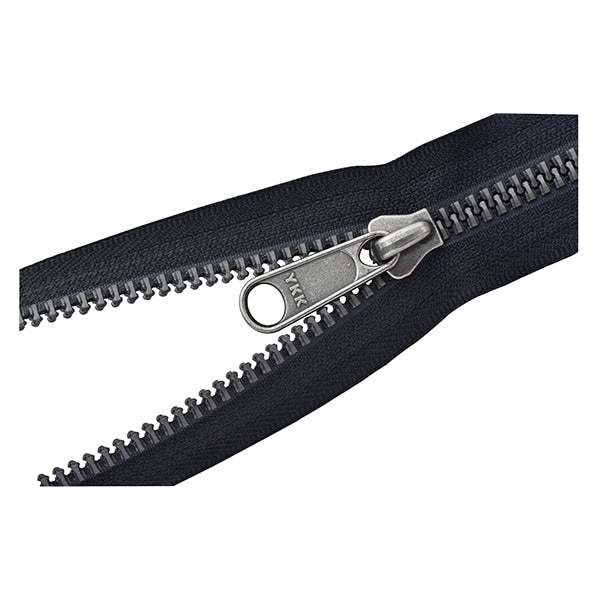 Cremallera "Metalx Tough Antique Silver 40 cm Stop 580 Número 5vmtag-40bl" YKK