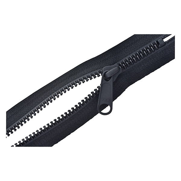 Reißverschluss "Metalx Tough Metallic Black 20cm Stopp 580 Nummer 5VMTAG-20BL" YKK