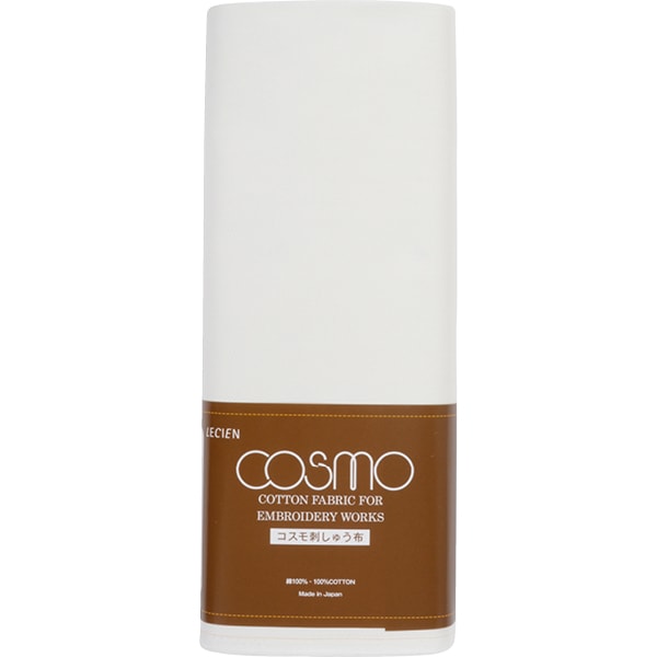 【数量1から】 刺しゅう布 『ジャバクロス65 オフホワイト 幅約89cm 65110-9』 LECIEN ルシアン cosmo コスモ