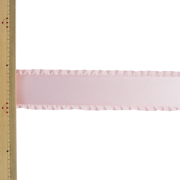 【数量5から】 リボン 『フリルサテンリボン 4895 幅約5cm 31番色』 MOKUBA 木馬