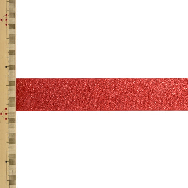 【数量5から】 リボン 『メタリックサテンリボン 4934 幅約3.6cm 1番色』 MOKUBA 木馬