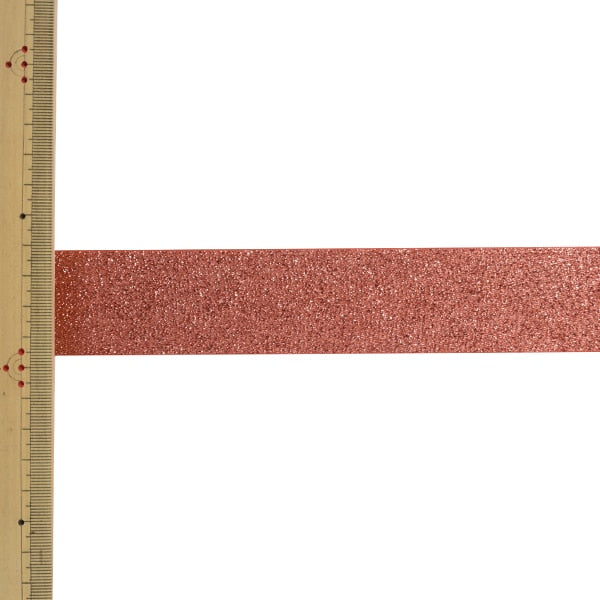 【数量5から】 リボン 『メタリックサテンリボン 4934 幅約3.6cm 39番色』 MOKUBA 木馬