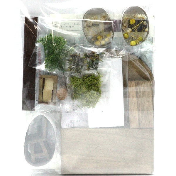 طقم زهور صناعية "هوم ديكو منزل طبيعي في الموسم الدافئ NTR-47" ERUBERU