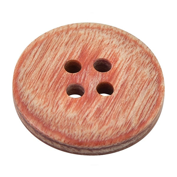 زر "زر خشب 4 فتحات 1.8 سم 1 قطعة K1100"