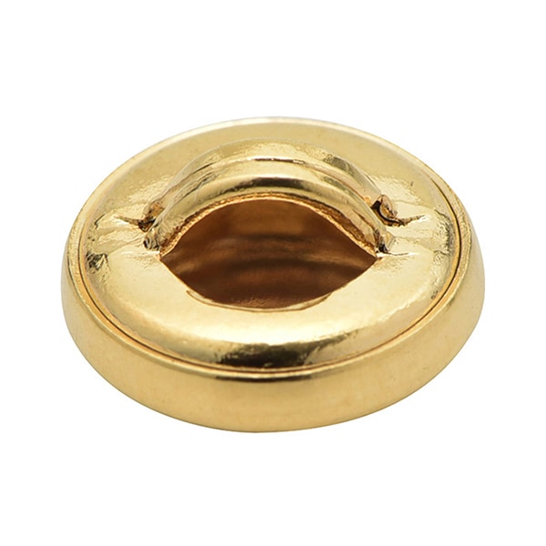 Кнопка "Латунная кнопка гемал -круговой каннал g 1см MA150"