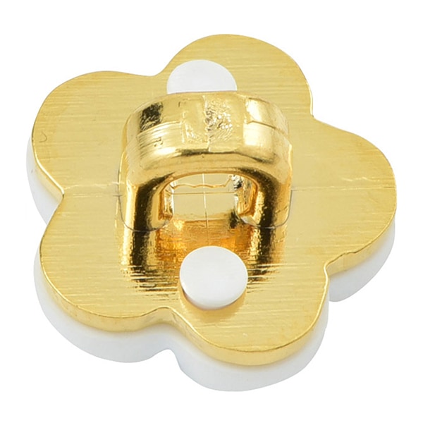 Button "Flower motif button button square kan foot G 11.5mm Na6311"