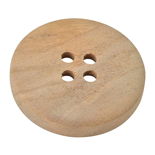 زر "زر خشب اربع فتحات #1 3 سم 1 قطعة OW7300"