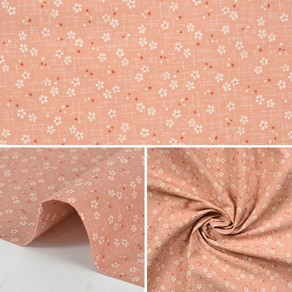 【数量5から】 生地 『シーチング 和柄 桜 ピンク 88227-2-1』