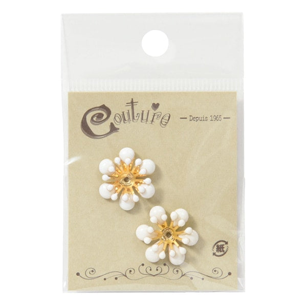 수예부품 "흰색 꽃 실험실 2 CFP-1W가있는 흰색의 컬러 꽃 부품"