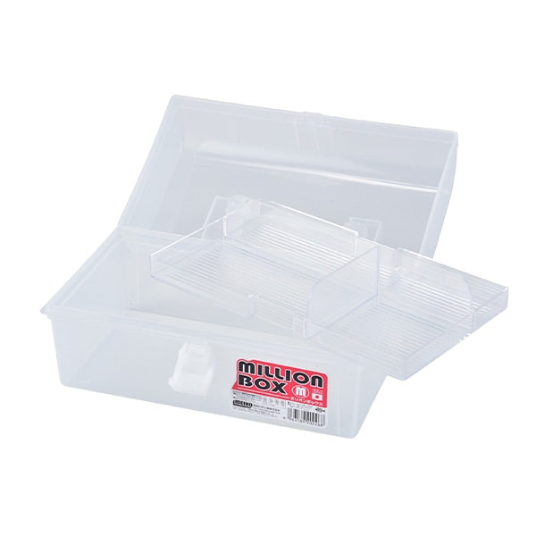 収納 『ミリオンBOX M クリアー』 メイホウ