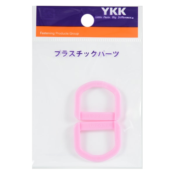 قطع أشغال يدوية "قطع بلاستيك حلقة D 2 سم رقم 513 لون LD20-513" YKK