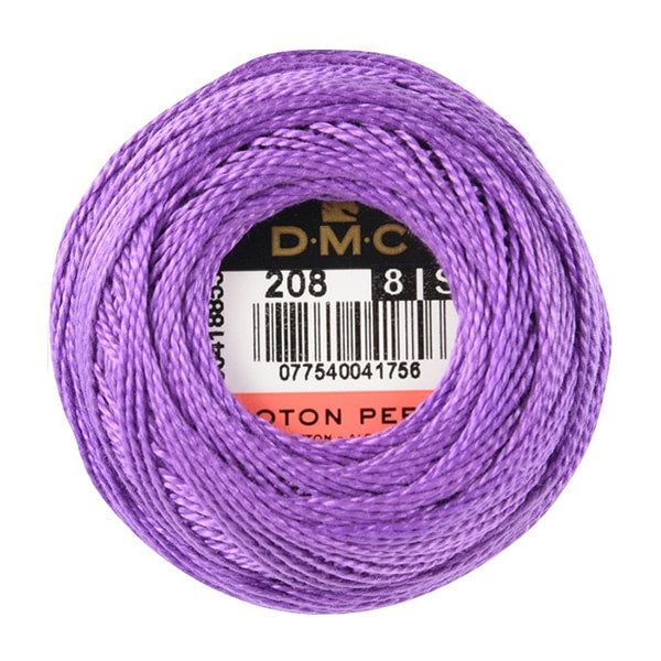 Embroidery thread "DMC No. 8 embroidery thread 208"