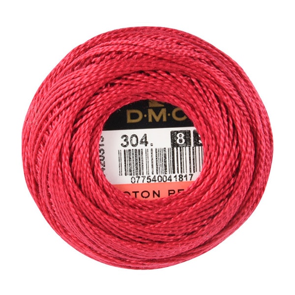 Embroidery thread "DMC No. 8 embroidery thread 304th color" DMC Diet