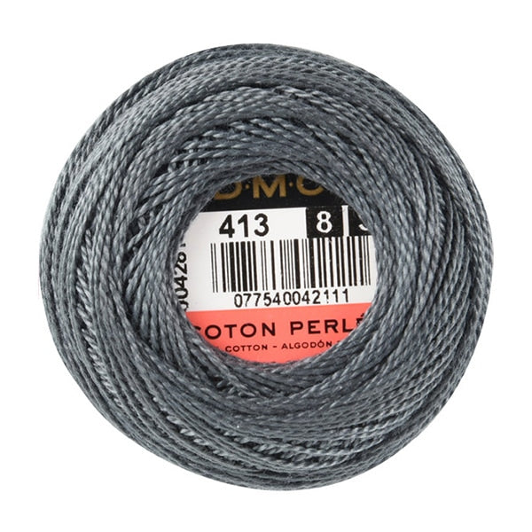 Embroidery thread "DMC No. 8 embroidery thread 413 color" DMC Dewem Sea