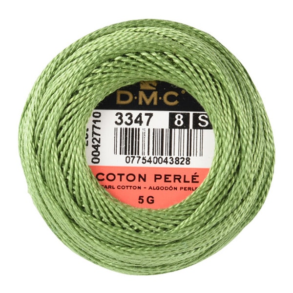 Embroidery thread "DMC No. 8 embroidery thread 3347 color" DMC Dewhm Sea