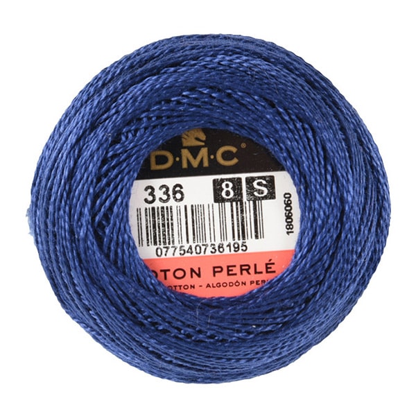 Embroidery thread "DMC No. 8 embroidery thread 336"