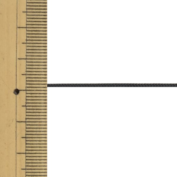 【数量5から】 手芸糸 『タフエース 幅約1mm 黒』 カナガワ
