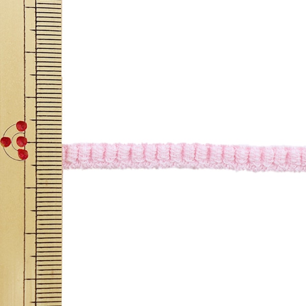 【数量5から】 ゴム 『オーガニックコットン231 幅5mm ピンク』