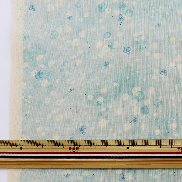 【数量5から】 生地 『スケア Water Flower ミント 850354-2-3』