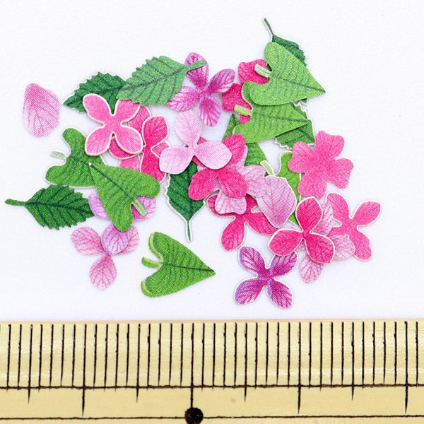 Материал смолы "Vijucrail Flower Flakes 4 Fuchsha & Purple System Приблизительно 40 штук 10-3318" Токио Торговля