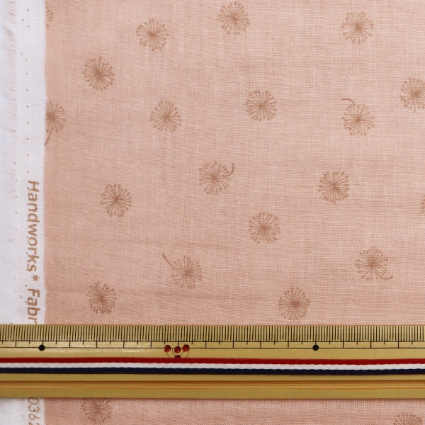 【数量5から】 生地 『抗ウイルス機能繊維CLEANSE®(クレンゼ®) Wガーゼ 綿毛柄 ピンク ZE10362L-B』