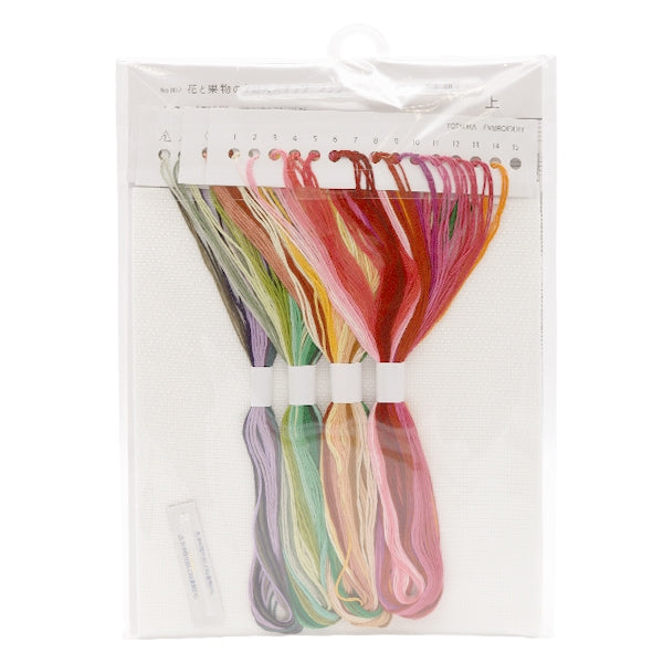 Stickkit "Totsuka Shushu Blume und Obststich Blumenarrangement 802"